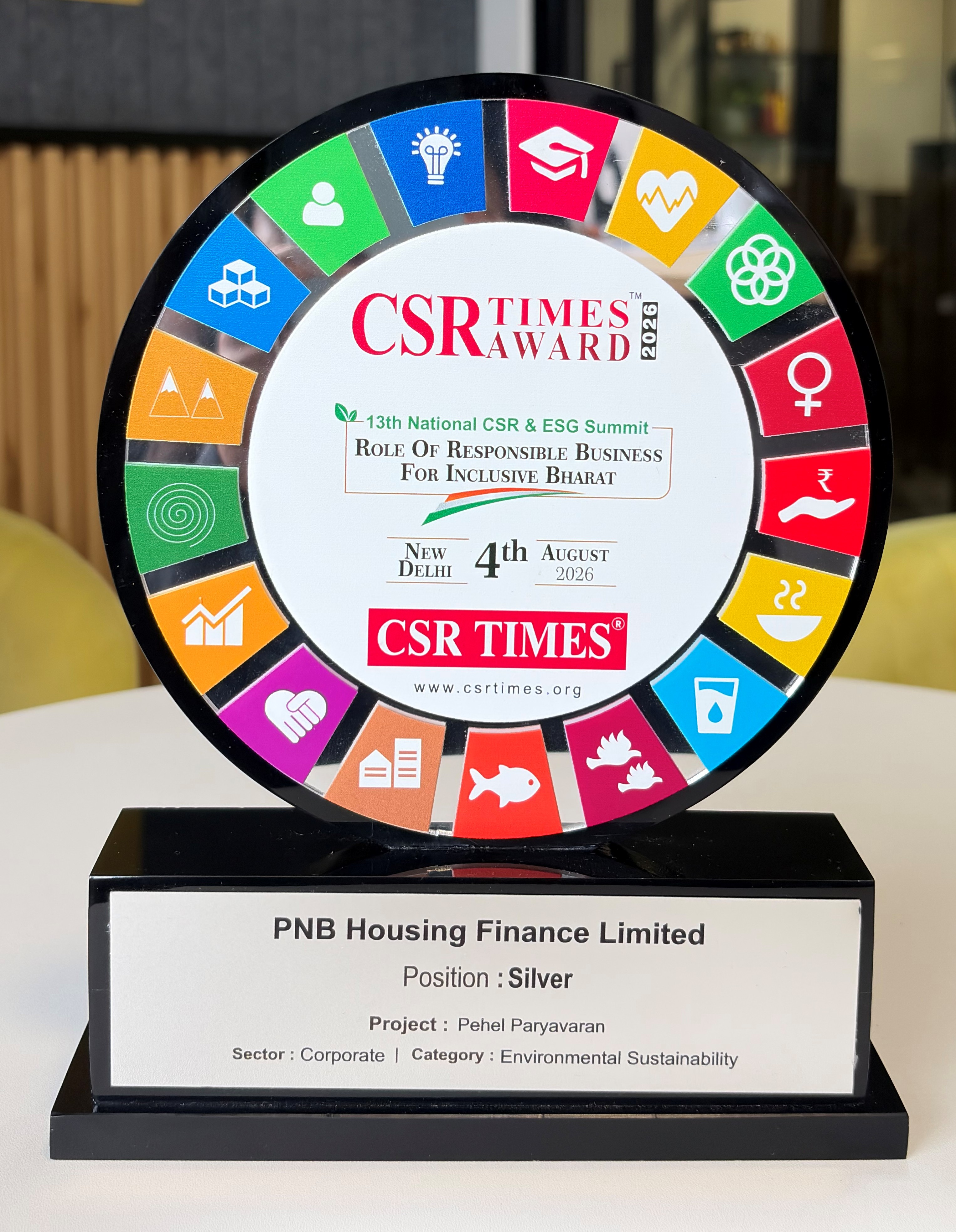 CSR Times Award – Environmental Sustainability