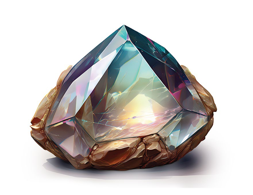 A brilliant gemstone